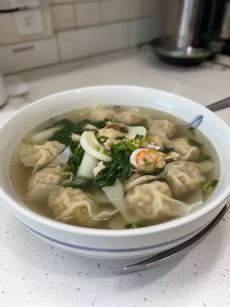 Homemade Wonton Soup
