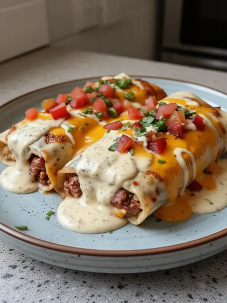 Jalapeño Popper Cheesy Chicken Enchiladas: Creamy, Spicy, and Irresistibly Flavorful!