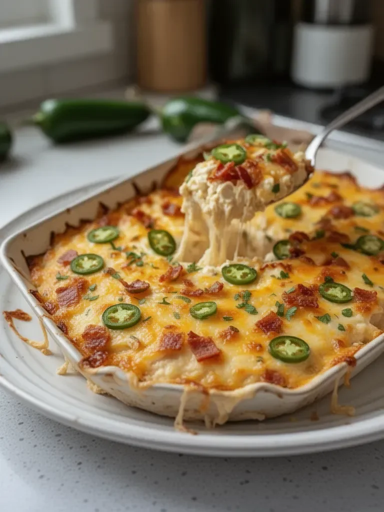 Jalapeño Popper Chicken Casserole