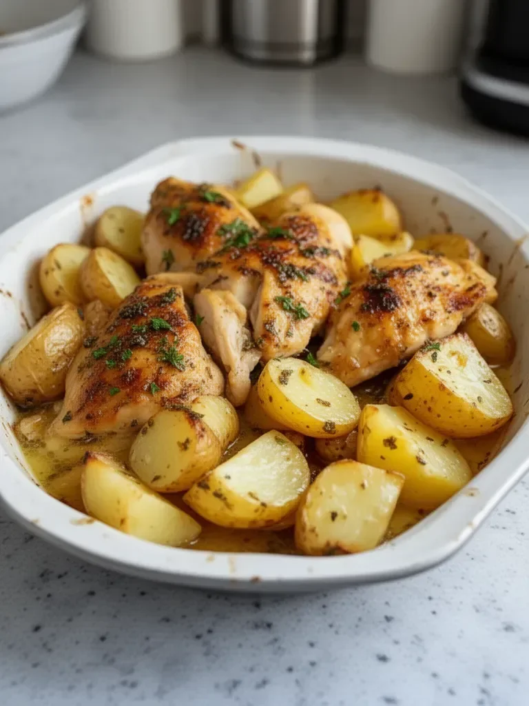 Lemon Greek Chicken and Potatoes