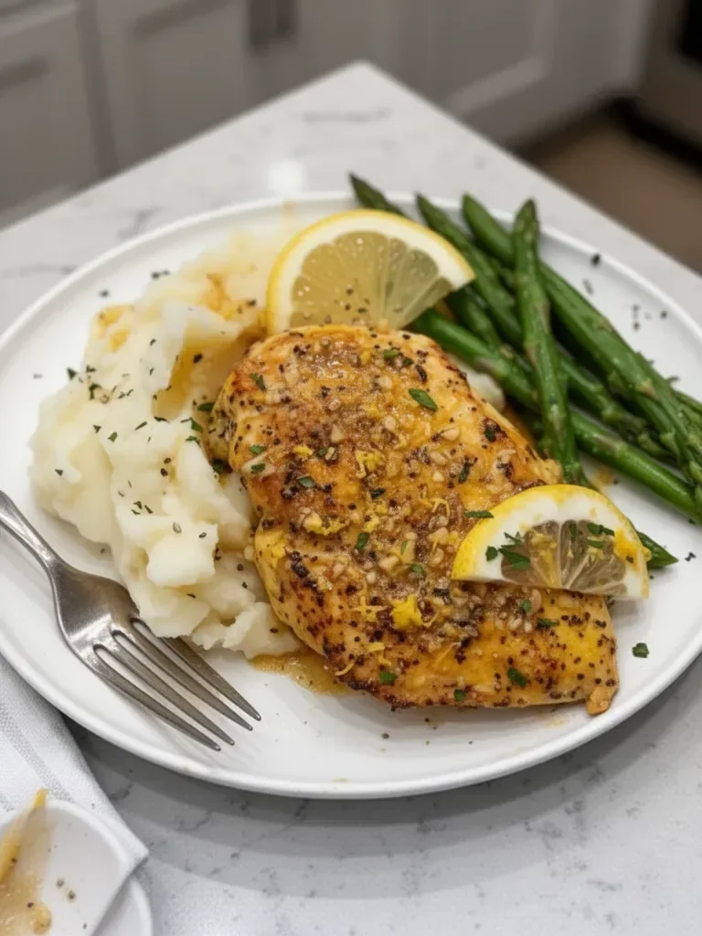Lemon Pepper Chicken Dinner