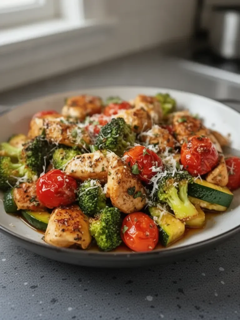 Loaded Chicken and Veggie Skillet