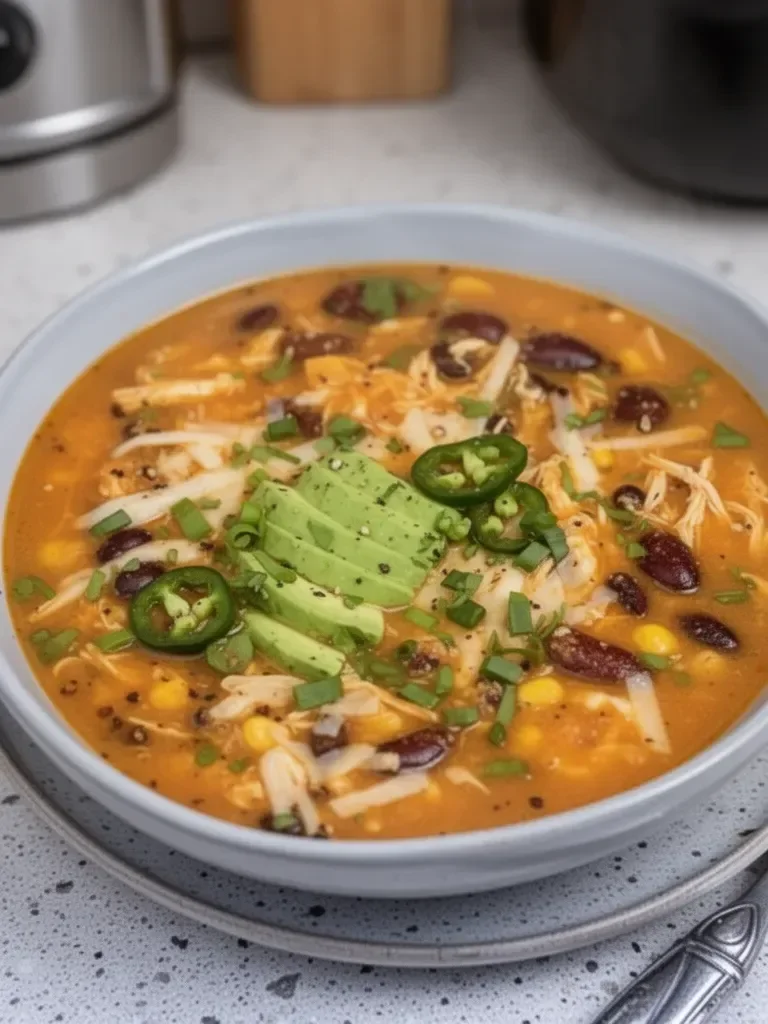 Low Fat Chicken Enchilada Soup