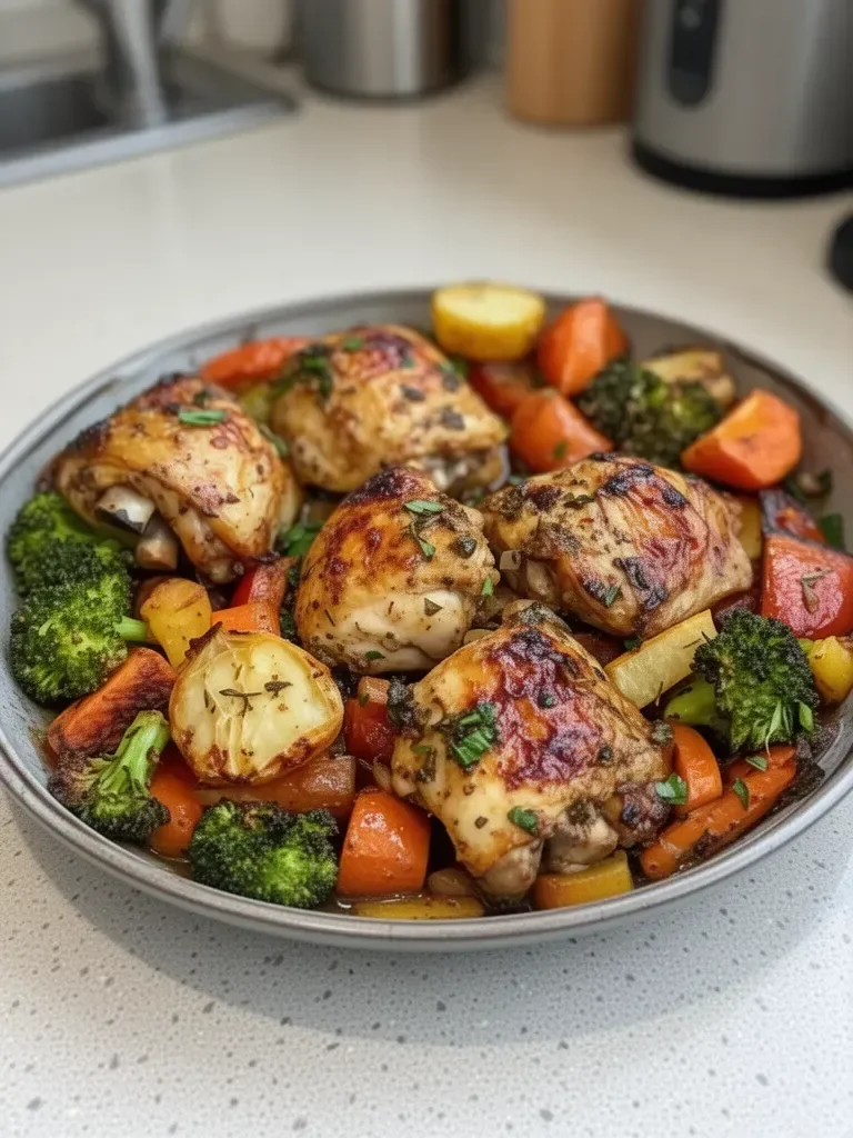 Roasted Garlic Chicken and Vegetables