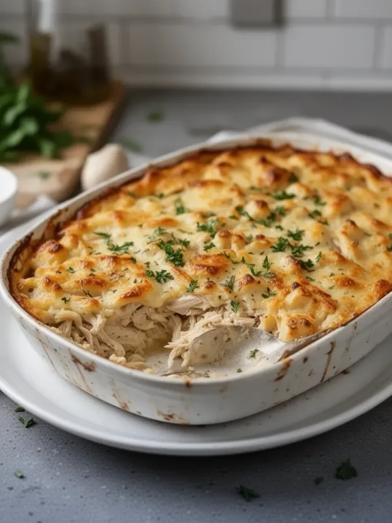 Rotisserie Chicken Casserole