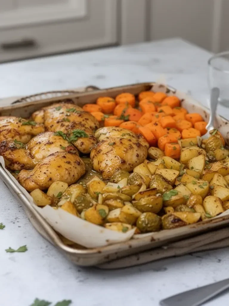 Sheet Pan Honey Mustard Chicken