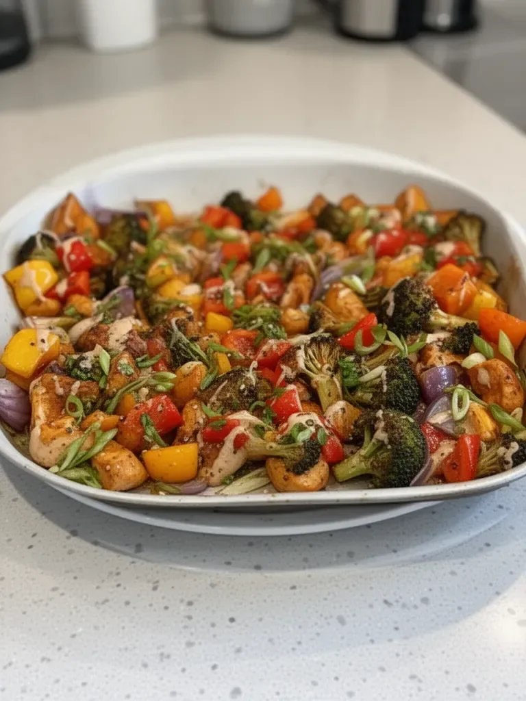Sheet Pan Thai Chicken Dinner