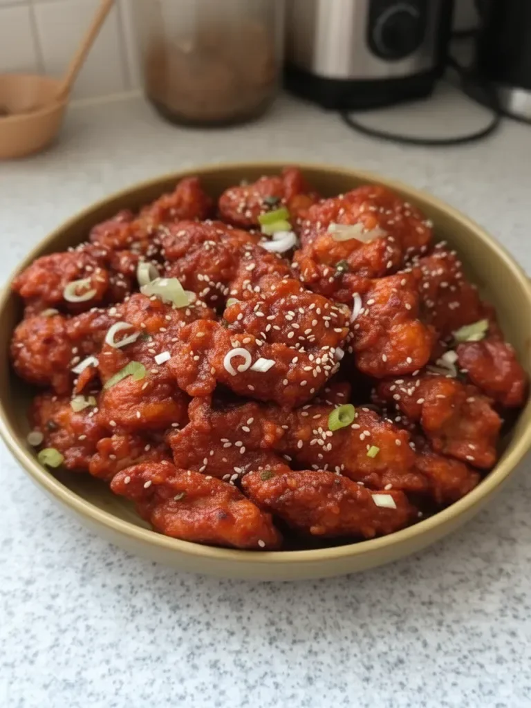 Spicy Korean Fried Chicken