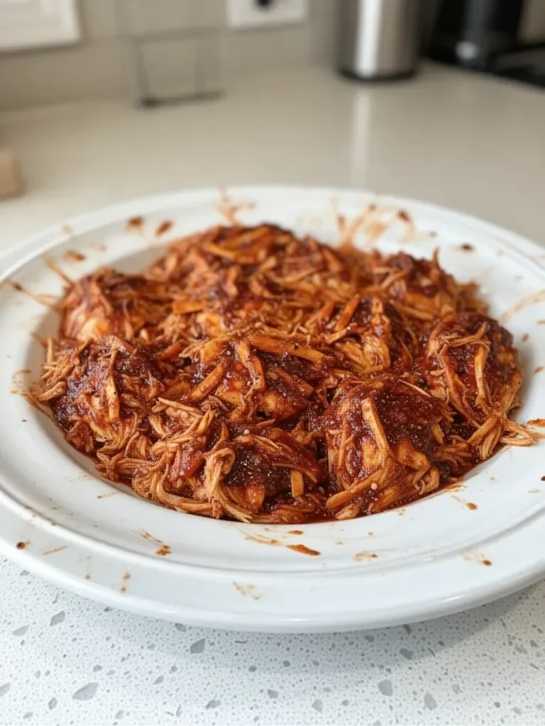 Zesty BBQ Chicken Crockpot