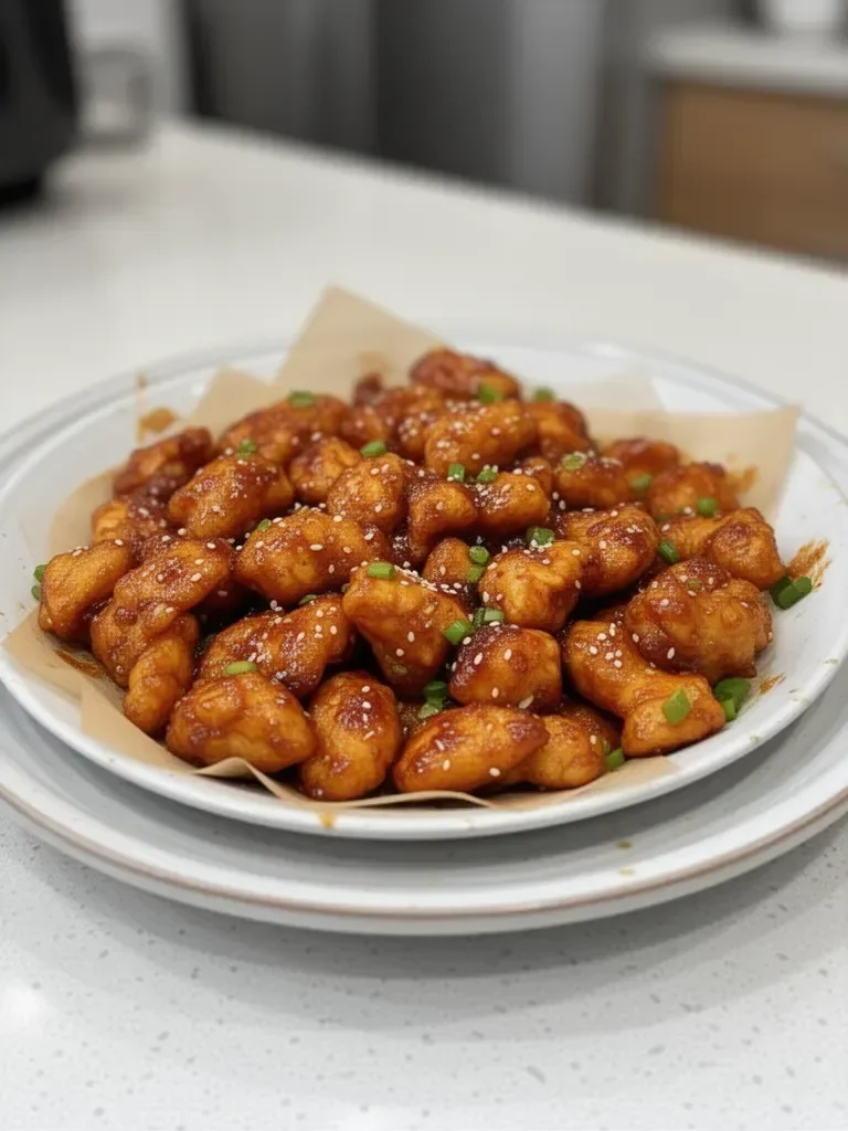 Air Fryer Orange Chicken