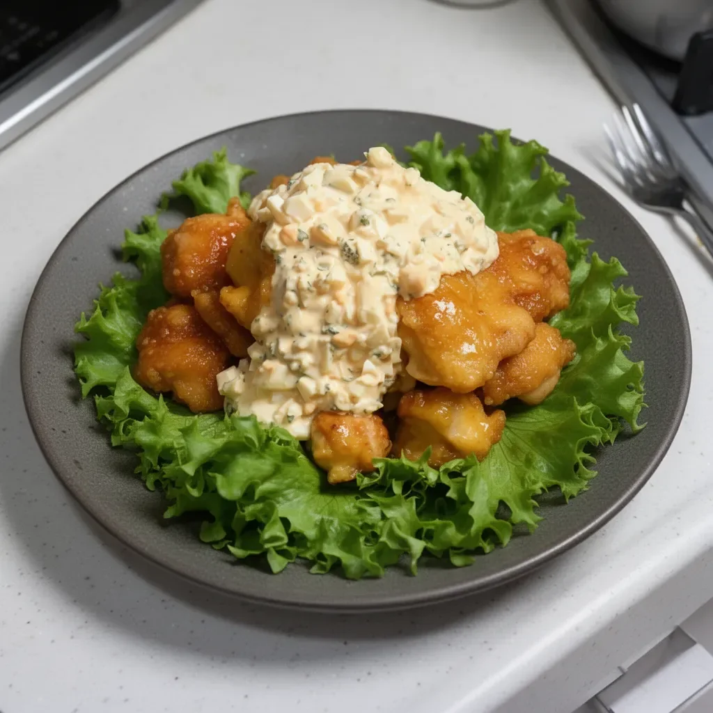 Authentic Chicken Nanban served with Japanese tartar sauce