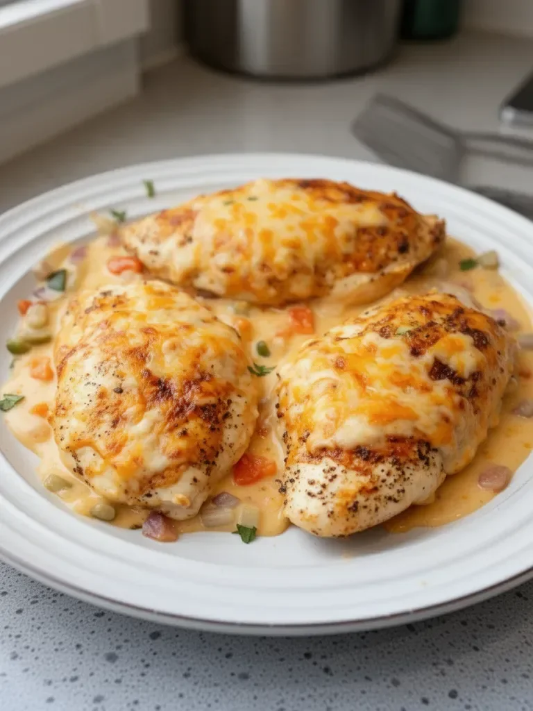 Baked Queso Chicken