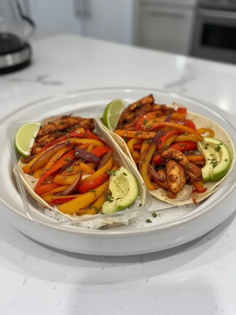 Chicken Fajita Meal Prep Bowls