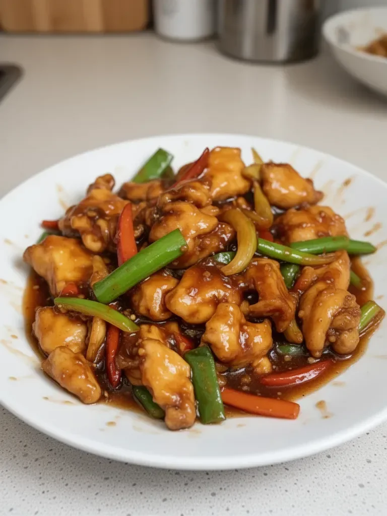 Chicken With Garlic Sauce