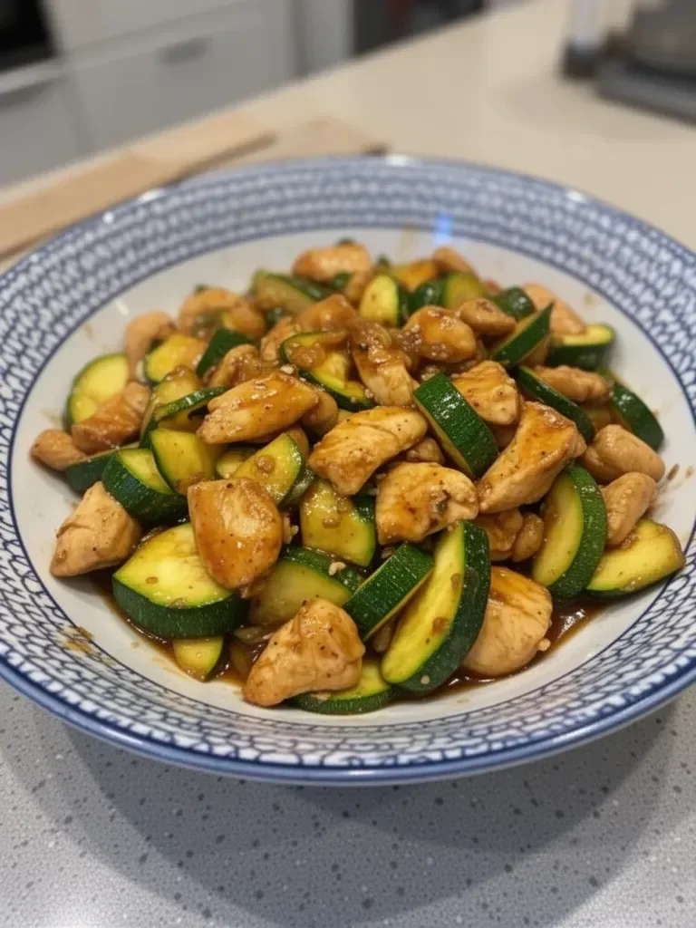 Chicken Zucchini Stir Fry