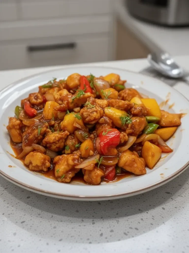 Chinese Style Mango Chicken Stir Fry Recipe