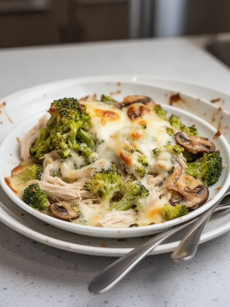 Comforting Rotisserie Chicken Broccoli Casserole