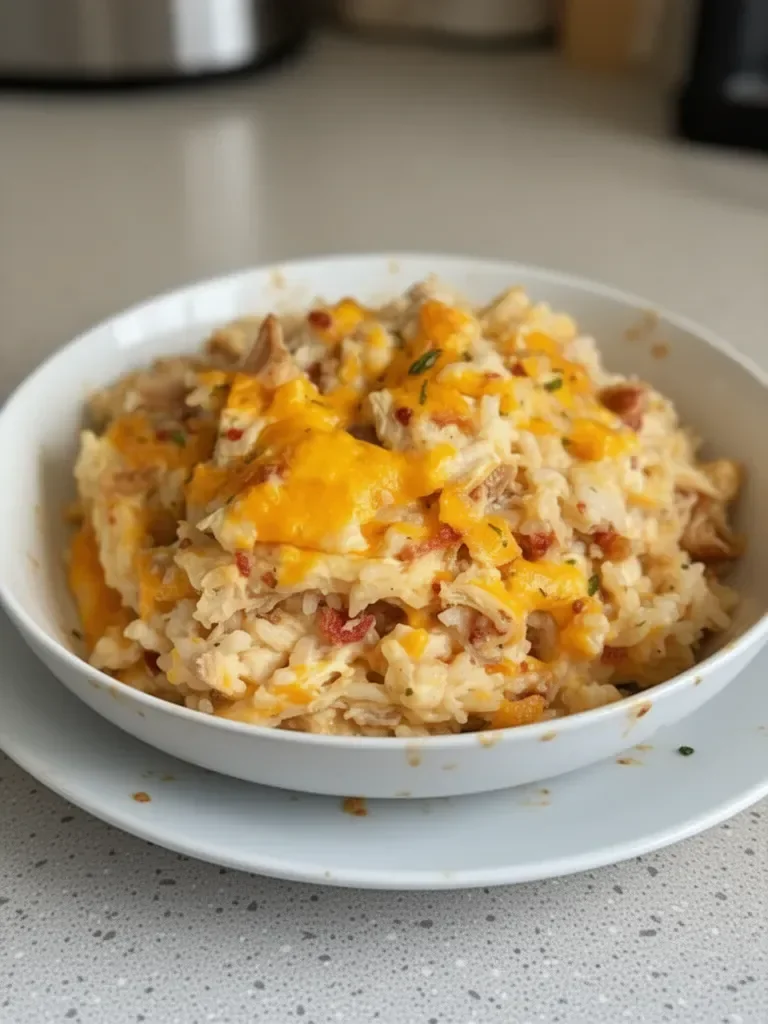 Cracked Out Chicken and Rice Bake