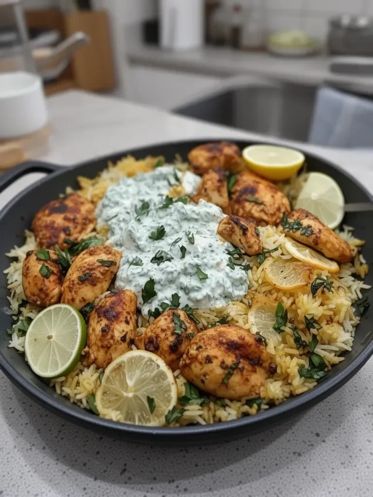 Dump And Bake Chicken Tzatziki Rice for Effortless Flavor