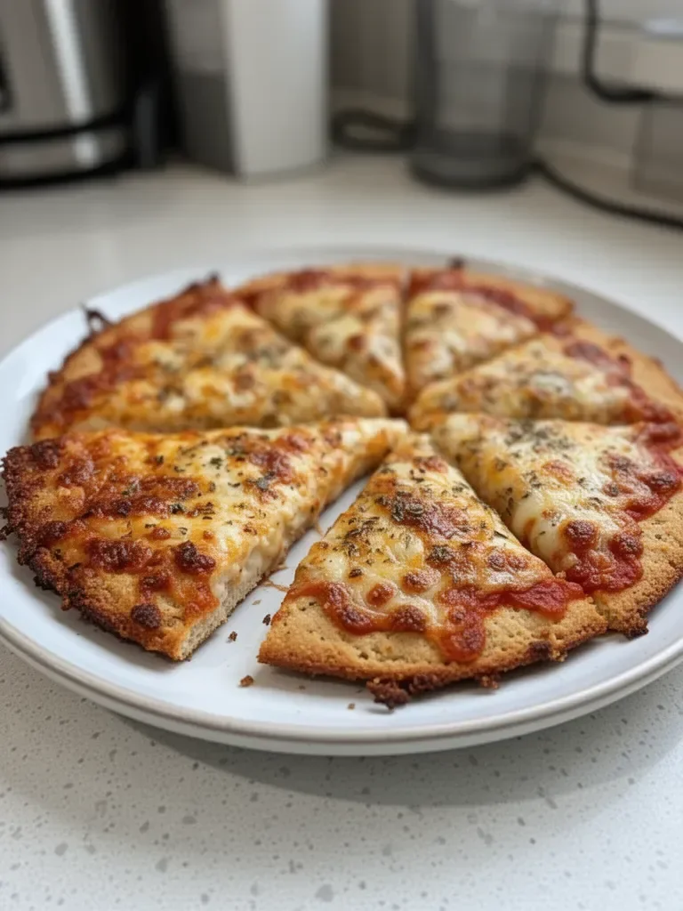 Ground Chicken Pizza Crust for a Lean and Easy Meal