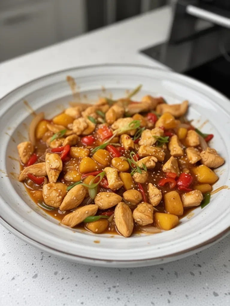 Hawaiian Chicken Stir Fry