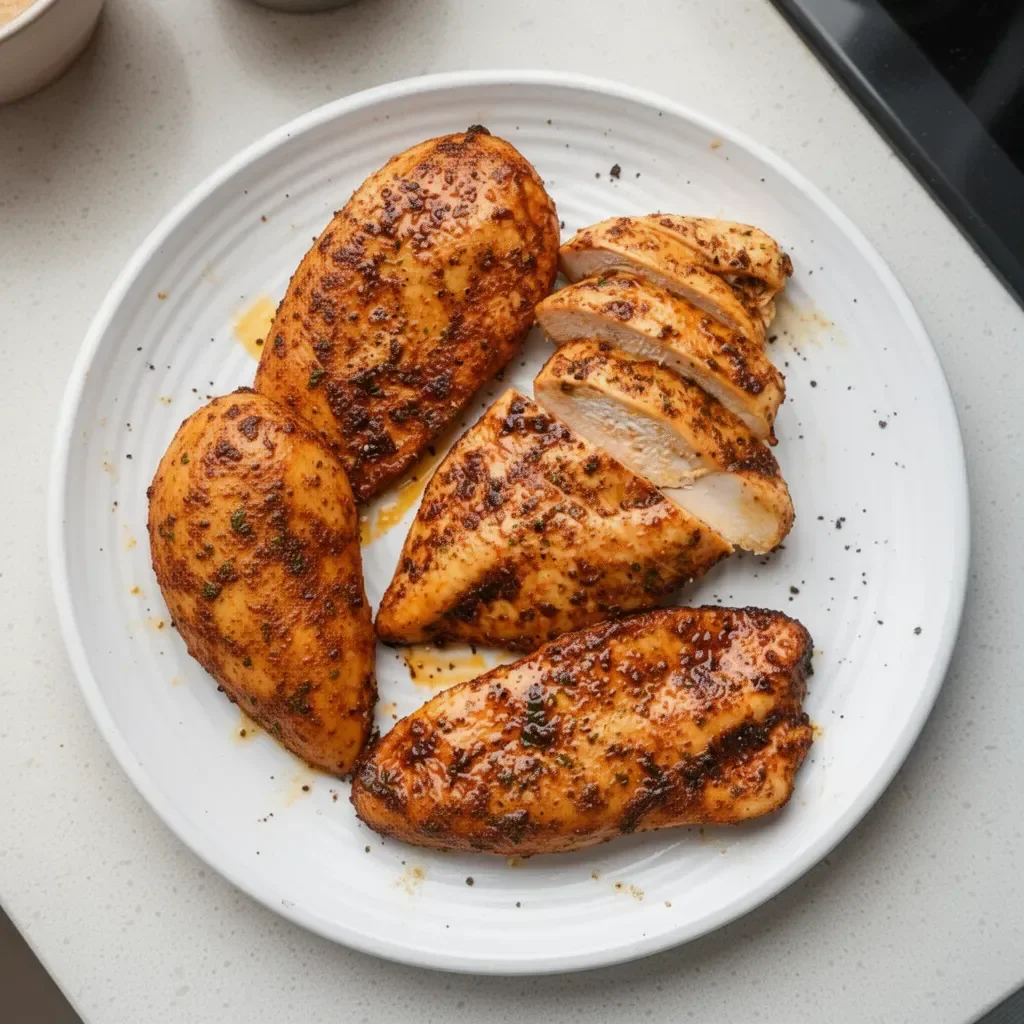 Juicy baked chicken breast recipe ready to serve in 30 minutes