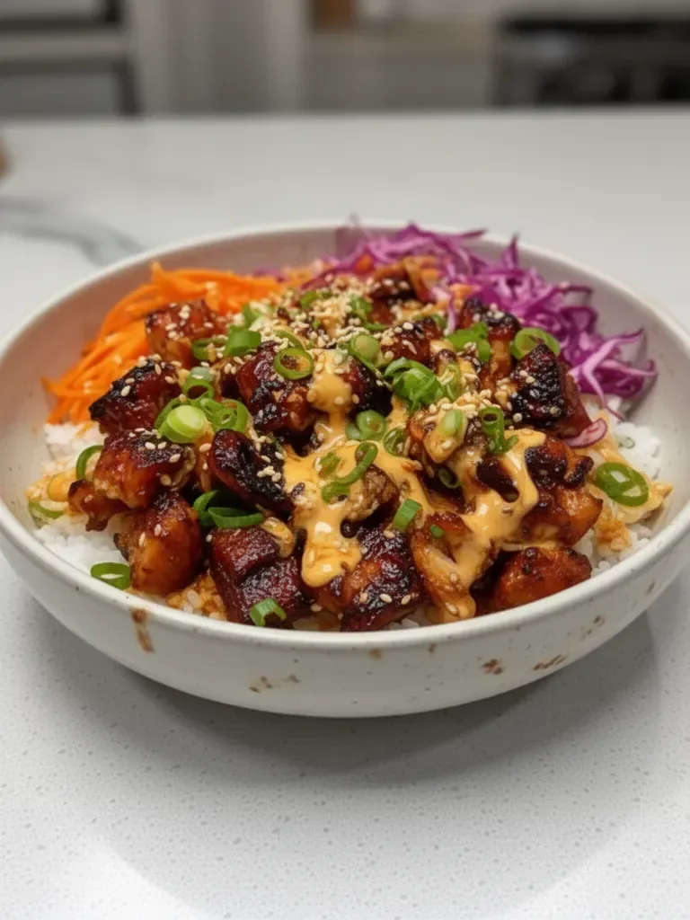 Korean BBQ Chicken Bowls (Easy Weeknight Recipe!)