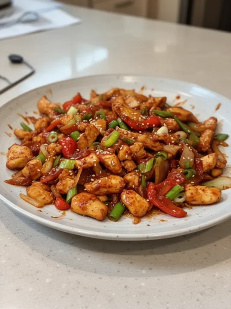 Korean Spicy Chicken Stir Fry: A Flavor Explosion Awaits!