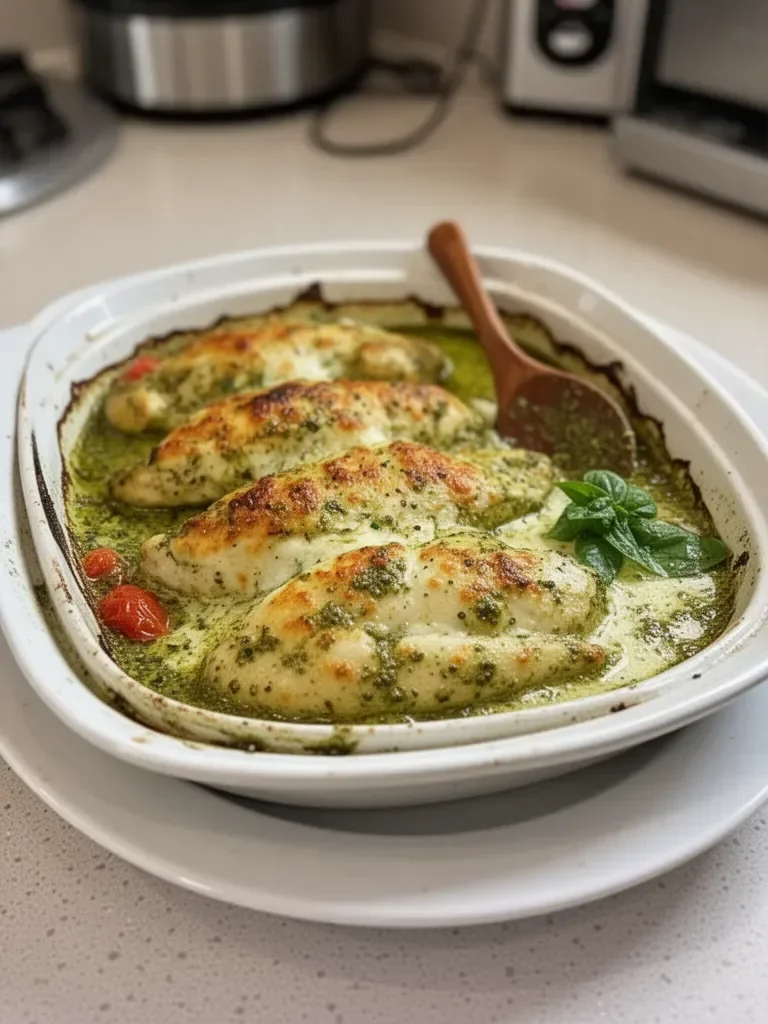 Pesto Chicken Bake