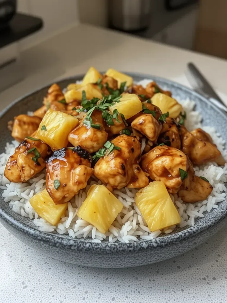 Pineapple Chicken and Rice: A Sweet and Savory Weeknight Favorite