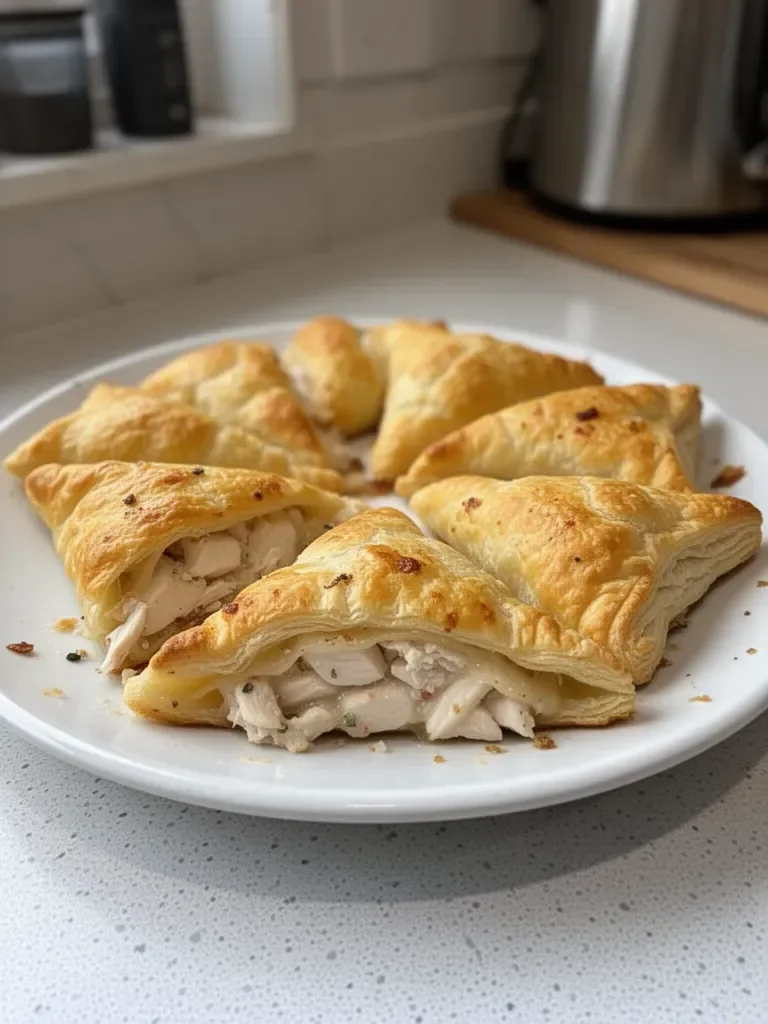 Puff Pastry Chicken Pockets