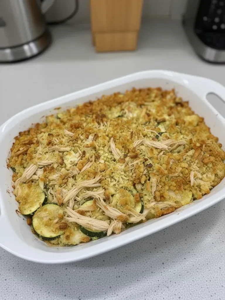 Rotisserie Chicken & Zucchini Casserole