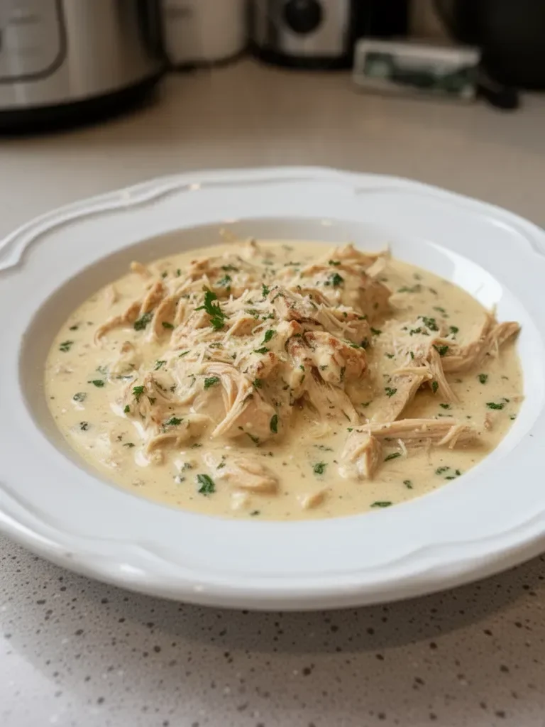 Slow Cooker Creamy Italian Chicken