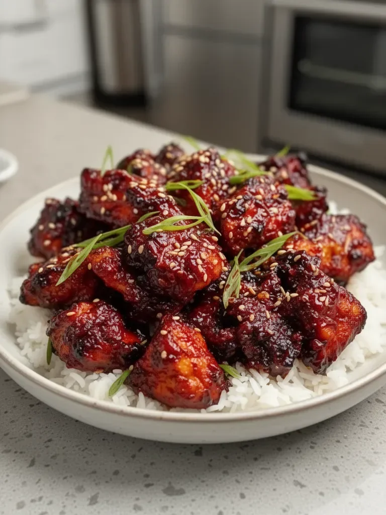 Sticky Korean Gochujang Chicken