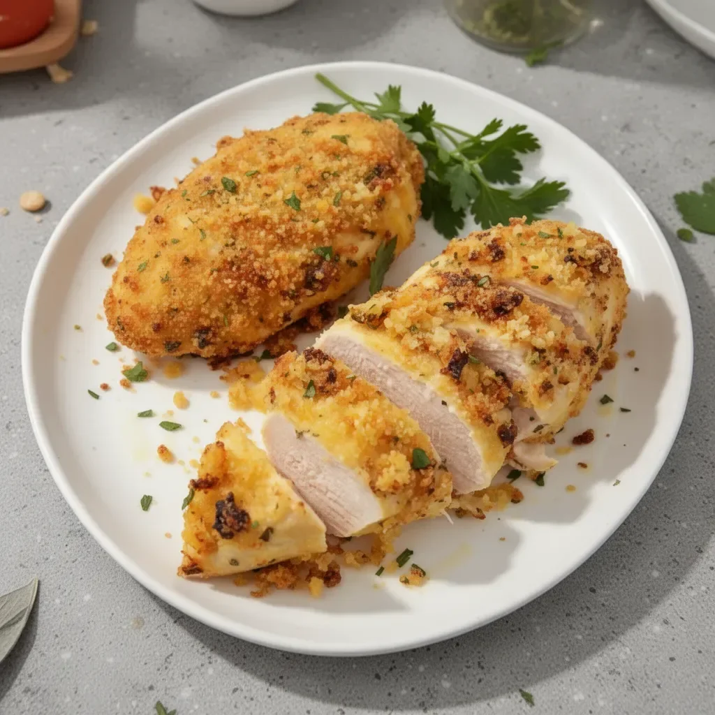 Preparing air fryer frozen chicken breasts for a quick and tasty meal