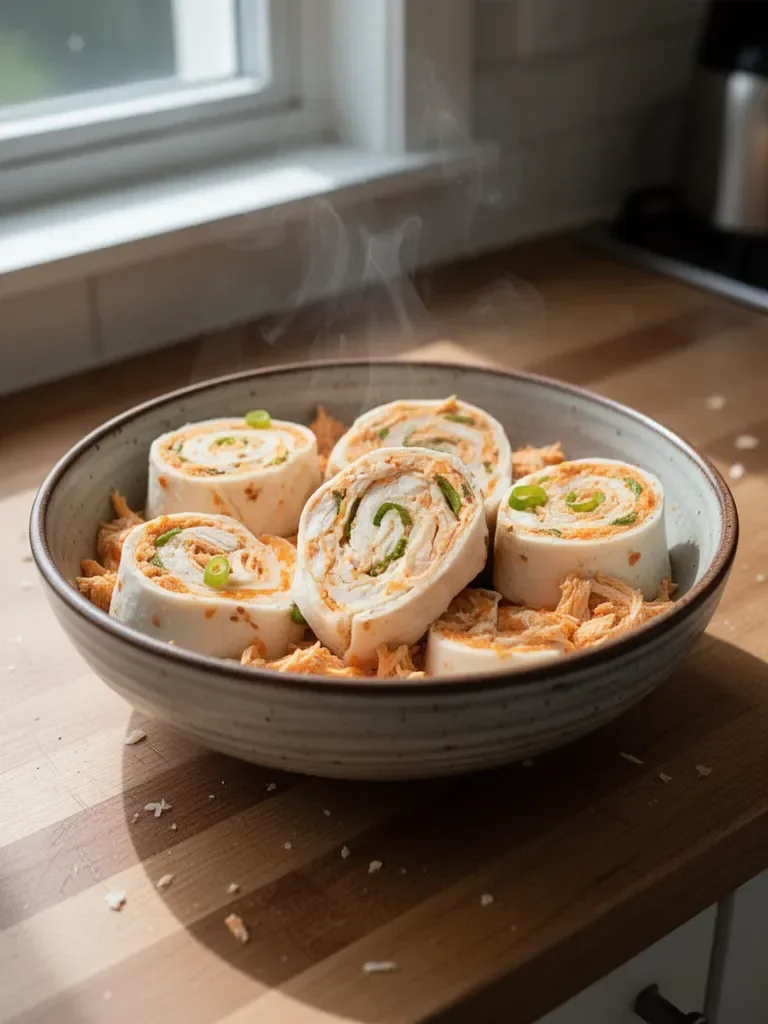 Buffalo Chicken Pinwheels