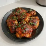 Delicious Chipotle Honey Chicken recipe served with garnishes
